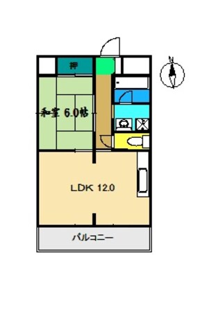 グレース南国の物件間取画像